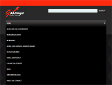 Tablet Screenshot of gooswynguitars.com